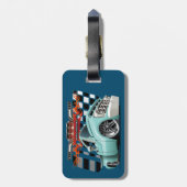 Cartoon Gepäckanhänger (Rückseite vertikal)