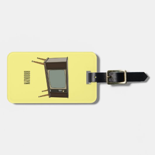 Cartoon Gepäckanhänger (Vorderseite horizontal)