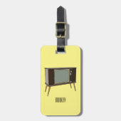 Cartoon Gepäckanhänger (Vorderseite vertikal)