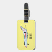 Cartoon Gepäckanhänger (Vorderseite vertikal)