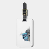 Cartoon Gepäckanhänger (Vorderseite vertikal)