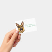 Cartoon German Shepherd Dog | Ausweis (Handheld)