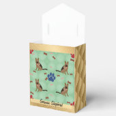 Cartoon German Shepherd Dog Geschenkschachtel (Geöffnet)