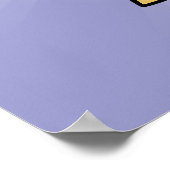 Cartoon German Shepherd Poster (Ecke)