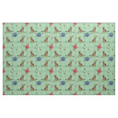 Cartoon German Shepherd Stoff (Fat Quarter (45,7 x 55,9 cm))