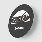 cartoon Geschenk  Runde Wanduhr (Winkel)