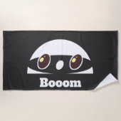 cartoon Geschenk  Strandtuch (Vorderseite)