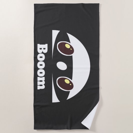 cartoon Geschenk  Strandtuch (Vorderseite)