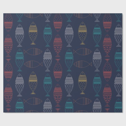 Cartoon Geschenkpapier (Flach)