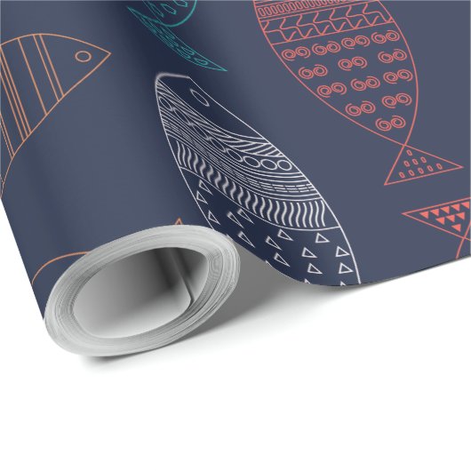 Cartoon Geschenkpapier (Rolleneckpunkt)