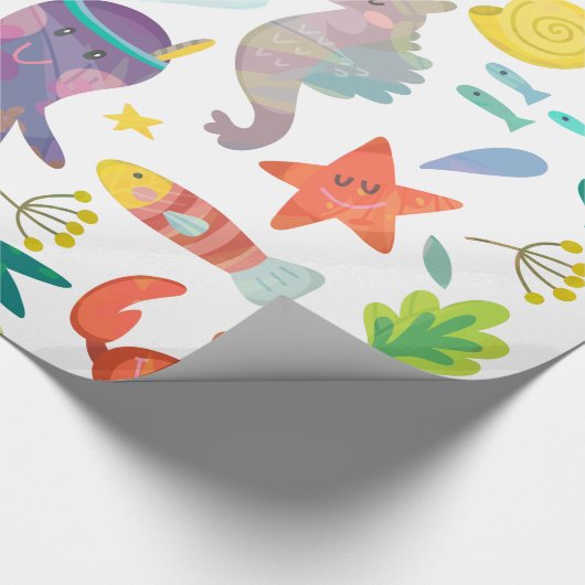 Cartoon Geschenkpapier (Ecke)