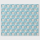 Cartoon Geschenkpapier (Flach)