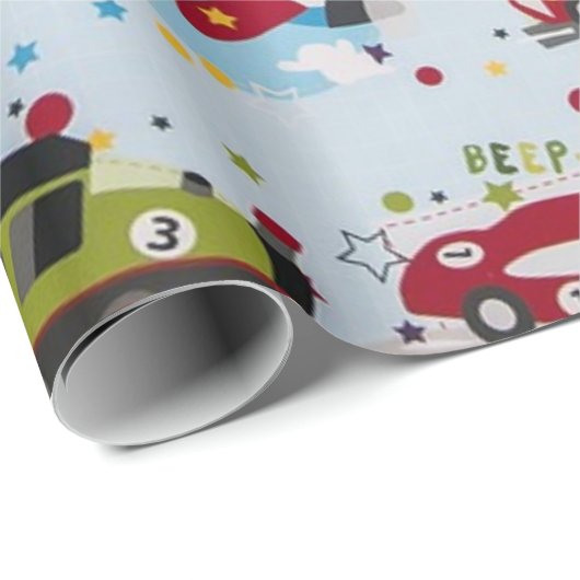 Cartoon Geschenkpapier (Rolleneckpunkt)