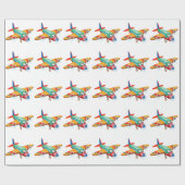 Cartoon Geschenkpapier (Flach)