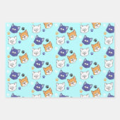 Cartoon Geschenkpapier Set (Vorderseite 3)