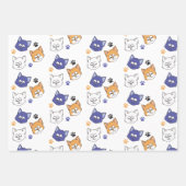 Cartoon Geschenkpapier Set (Vorderseite 2)