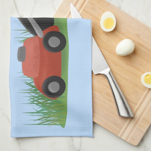 Cartoon Geschirrtuch (Viertel Falte)