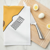 Cartoon Geschirrtuch (Viertel Falte)