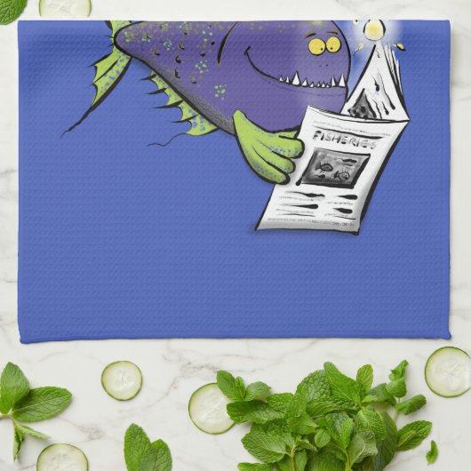 Cartoon Geschirrtuch (Gefaltet)