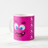 Cartoon-Gesichtsausdruck Kaffeetasse (Vorderseite Links)