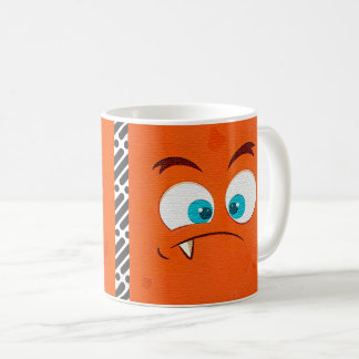 Cartoon-Gesichtsausdruck Kaffeetasse