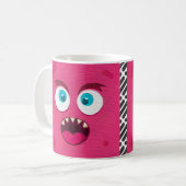 Cartoon-Gesichtsausdruck Kaffeetasse (Vorderseite Links)