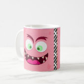 Cartoon-Gesichtsausdruck Kaffeetasse (Vorderseite Links)