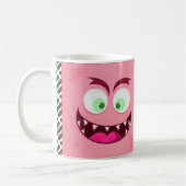 Cartoon-Gesichtsausdruck Kaffeetasse (Links)