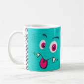 Cartoon-Gesichtsausdruck Kaffeetasse (Links)