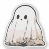 Cartoon-Ghost-Aufkleber Aufkleber (Vorderseite)
