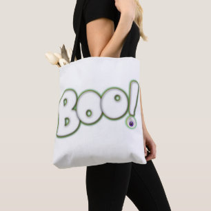 Cartoon Ghost BOO Briefing Halloween Augapfel Tasche