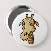 Cartoon-Giraffe Button (Vorne & Hinten)
