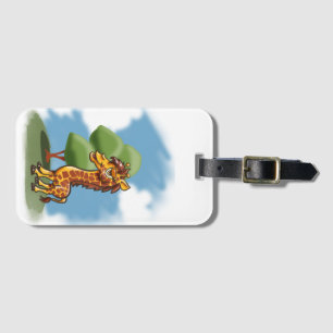 Cartoon Giraffe Gepäckanhänger