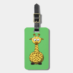 Cartoon Giraffe Gepäckmarke Gepäckanhänger