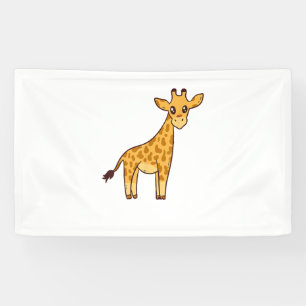 Cartoon Giraffe I Kinder I Kleinkind Giraffe Banner