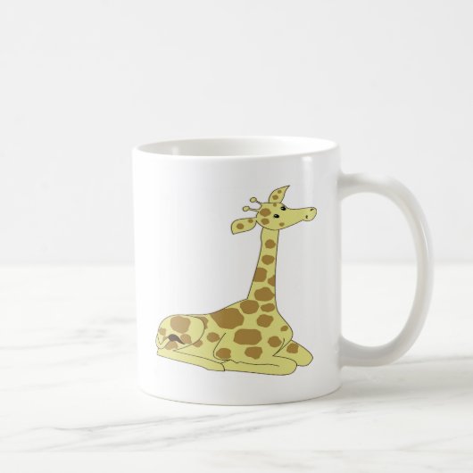 Cartoon Giraffe Kaffeetasse (Rechts)