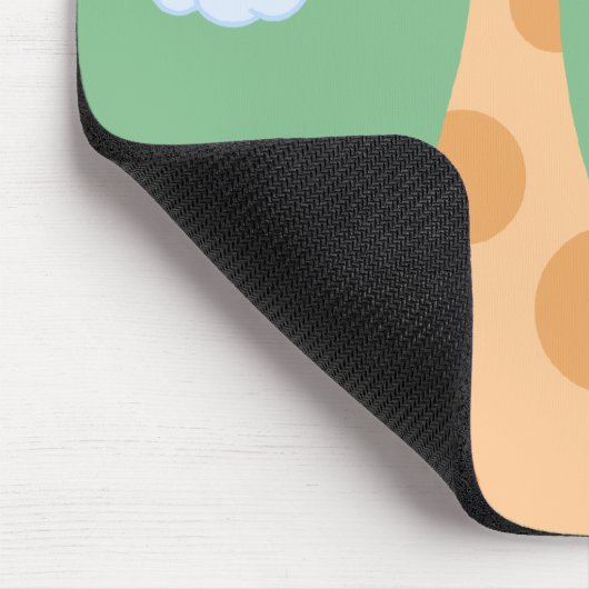 Cartoon-Giraffe mousepad (Ecke)