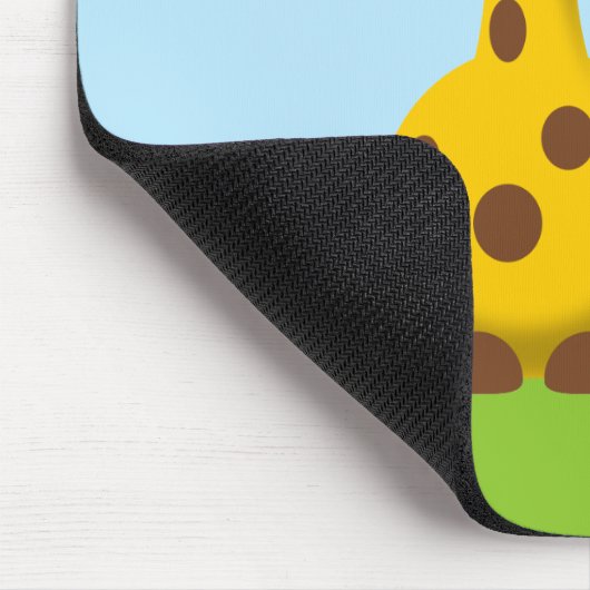 Cartoon Giraffe Mousepad (Ecke)