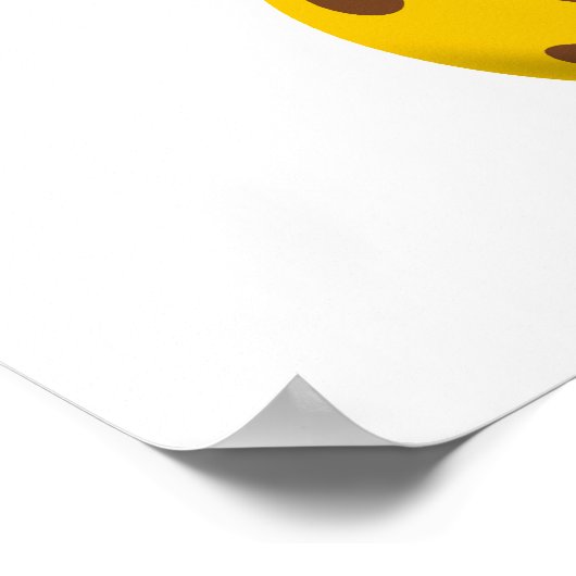 Cartoon Giraffe Poster (Ecke)