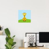 Cartoon Giraffe Poster (Heimbüro)