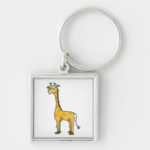 Cartoon Giraffe Schlüsselanhänger