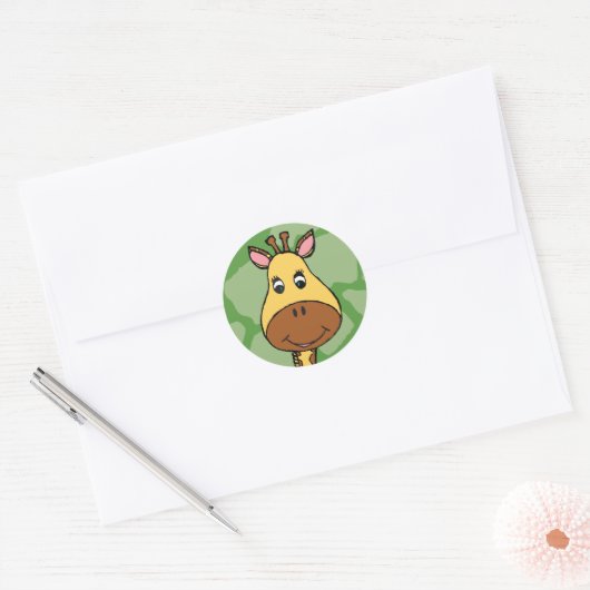 Cartoon Giraffe Stickers - Zootiere (Umschlag)
