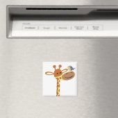 Cartoon Giraffe und Freundmagnet Magnet (In Situ (Geschirrspüler))