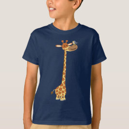 Cartoon Giraffe und T - Shirt für die Freunde und 