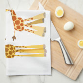 Cartoon Giraffen: Das Herd Küchentuch (Viertel Falte)