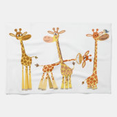 Cartoon Giraffen: Das Herd Küchentuch (Horizontal)