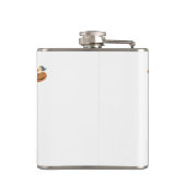 Cartoon Giraffen: Die Herd-Hip-Flasche Flachmann (Rückseite)