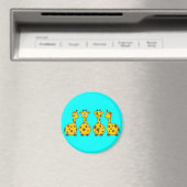 Cartoon Giraffes Magnet (In Situ (Geschirrspüler))