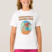 Cartoon Girls am Strand Shirt (Vorderseite)