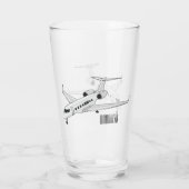 Cartoon Glas (Rückseite)